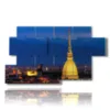 tableaux turin de nuit - version: 7 pannelli 157x90cm
