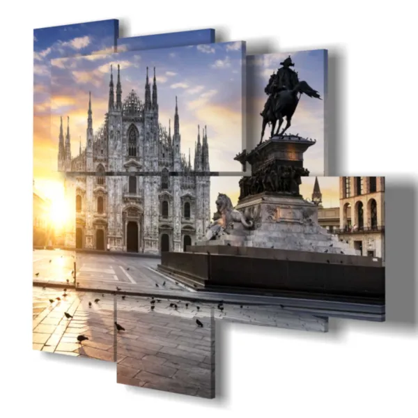 Cathédrale de Milan illuminée