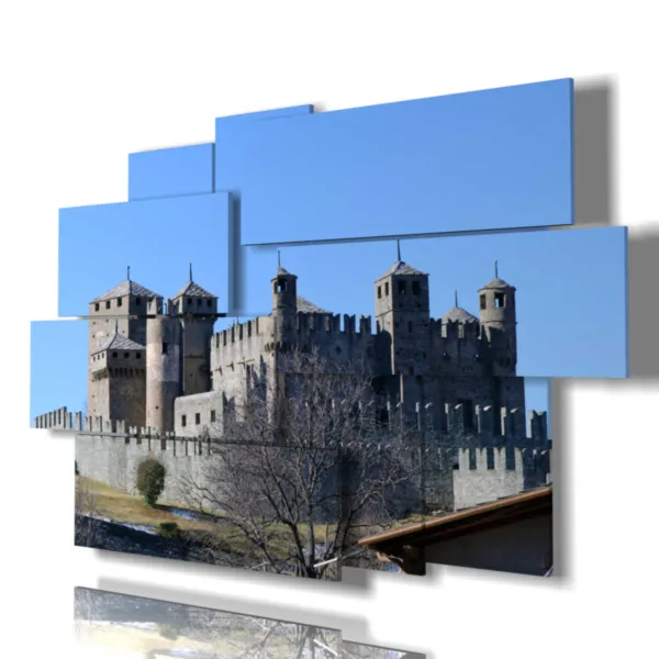 Tableaux de belles villes italiennes.