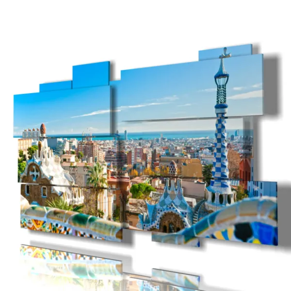 quadri parc guell barcellona