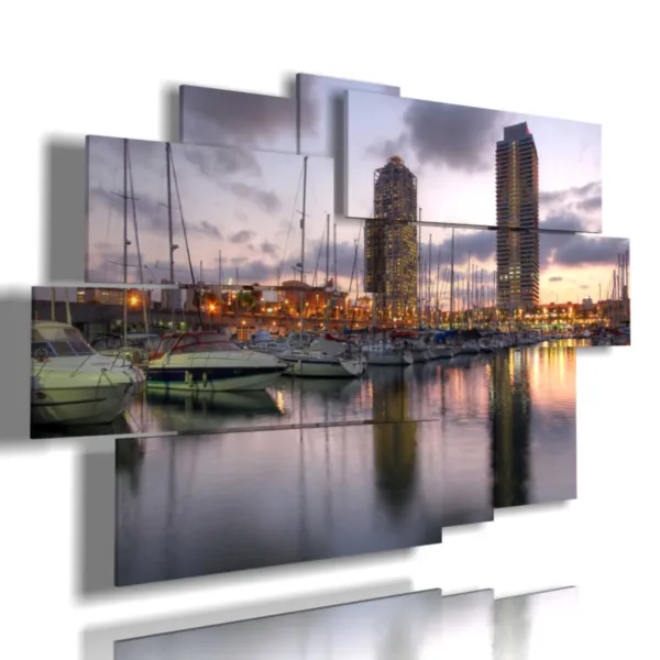 Paintings of Barcelona, Spain