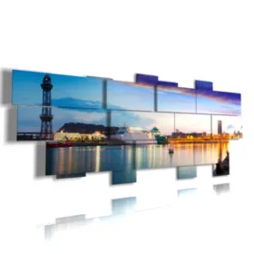 Bild mit Barcelona, Luftaufnahme