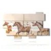 paintings horses in the sandstorm - version: 10 pannelli 190x110cm