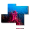 bilder bilder mit fischen im mittelmeer - version: 4 pannelli 94x77cm
