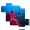 images paintings with fish in the mediterranean - version: 6 pannelli 127x110cm
