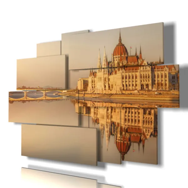 Drucke mit Bild des Parlaments in Budapest