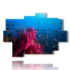 images paintings with fish in the mediterranean - version: 9 pannelli 164x114cm