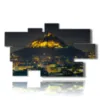 athens city photo at night - version: 9 pannelli 182x107cm