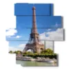 quadri su parigi guardando la torre eiffel - version: 11 pannelli 137x151cm