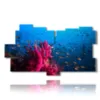 images paintings with fish in the mediterranean - version: 11 pannelli 198x112cm