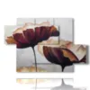 painting for bedroom of poppies artistic dream photos - version: 5 pannelli 128x85cm