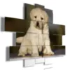 cuadros con cachorro de perro