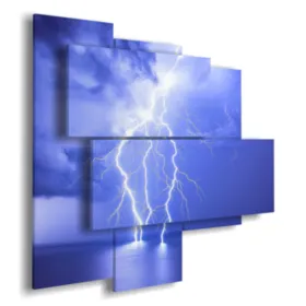 immagine fulmine nel blu stampe design moderne foto  3d Duudaart