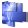immagine fulmine nel blu stampe design moderne foto  3d Duudaart