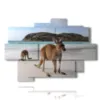 modern animal paintings in australia - version: 9 pannelli 164x114cm