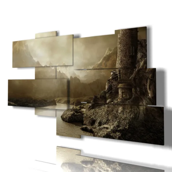 Dark Final Fantasy paintings