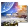 foto fantasia terra e cielo - version: 4 pannelli 91x85cm