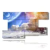 fantasy foto erde und himmel - version: 9 pannelli 177x101cm