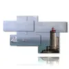painting sea and panoramic lighthouse - version: 7 pannelli 175x105cm