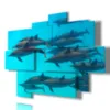 Cuadros con impresión de delfines