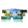 photo cuba sea with palm trees - version: 13 pannelli 239x101cm