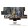 tableaux d animaux africains avec leopard - version: 11 pannelli 204x116cm