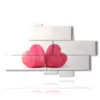 tableaux abstraits avec de petits coeurs - version: 8 pannelli 184x107cm