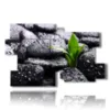 quadri zen con pietre nere stampe design moderne foto  3d Duudaart
