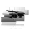 image of black stones - version: 7 pannelli 157x90cm