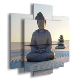 statua di Buddha per il benessere stampe design moderne foto  3d Duudaart