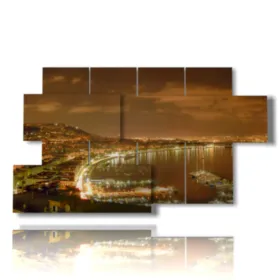 foto di Napoli di sera