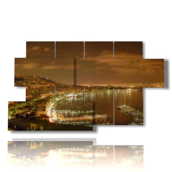 Photo of Naples in the evening