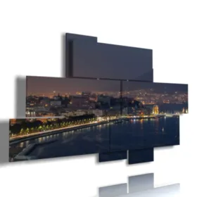 ''Vue nocturne de Naples''