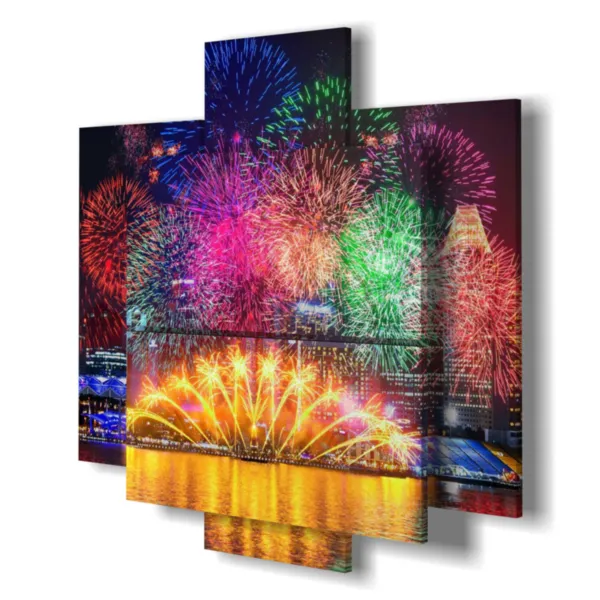 foto singapore fuochi stampe design moderne  3d Duudaart