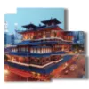 painting city center singapore - version: 5 pannelli 102x93cm