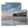 quadro con faro specchiato nell stampe design moderne foto  3d Duudaart