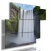 immagine con esposizione lunga cascata Skogafoss stampe design 3d Duudaart