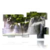 imagen de cascada - version: 11 pannelli 193x115cm