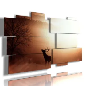 quadri animali astratti