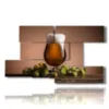 tableau biere petillante - version: 8 pannelli 173x100cm