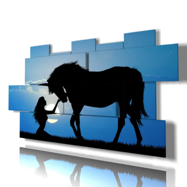 peintures fantastiques de chevaux