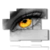 eye painting - version: 6 pannelli 129x94cm