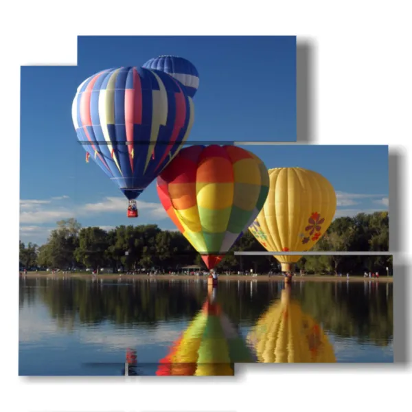 tableaux de montgolfières