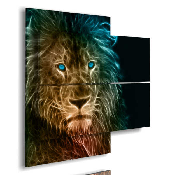 lion tableaux abstraits photos