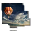 tableaux ballon solitaire dans le ciel - version: 6 pannelli 113x99cm