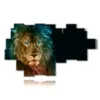 lion tableaux abstraits photos - version: 20 pannelli 256x150cm