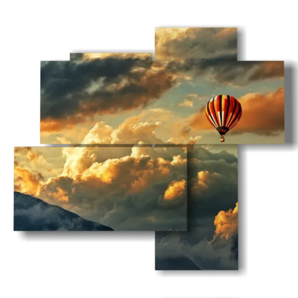 Heißluftballon-Brett