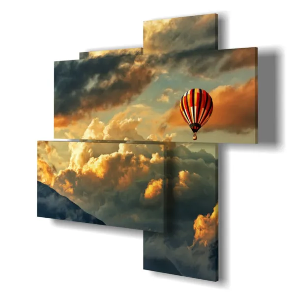 photographies de montgolfières