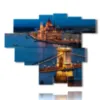 painting with photos budapest at night - version: 14 pannelli 189x153cm
