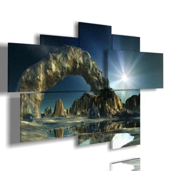 Gemälde mit sehr schönen fantasievollen Fotos